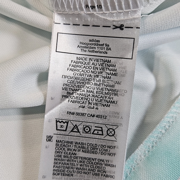 Adidas Womens Tie-Dye Jacket XS Windbreaker Moisture Wicking Activewear - Picture 3 of 10